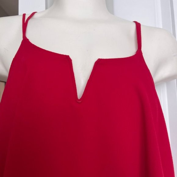 Spaghetti strap red dress - Picture 4 of 6